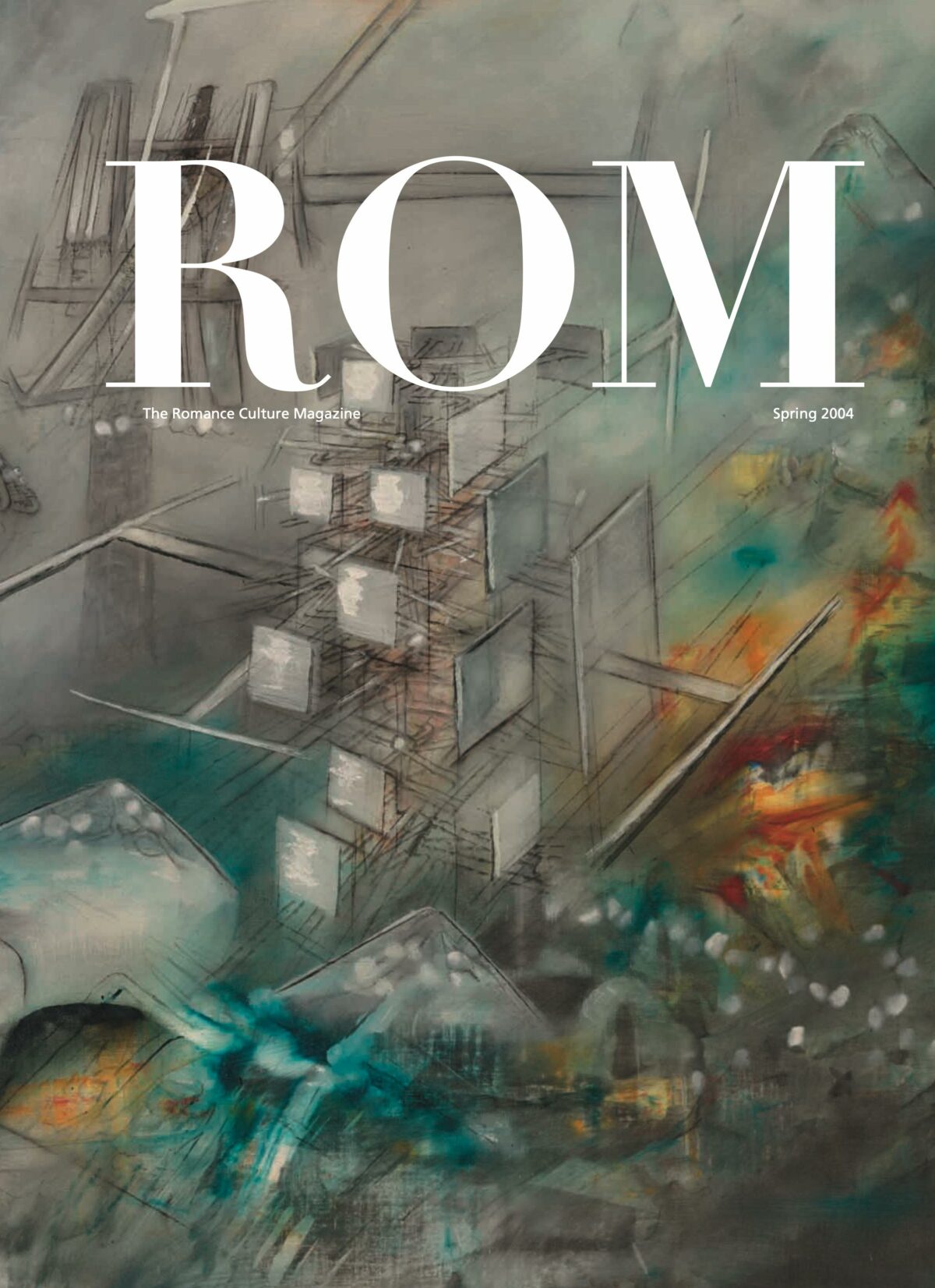 ROM, Spring 2004 cover featuring kinetic abstract