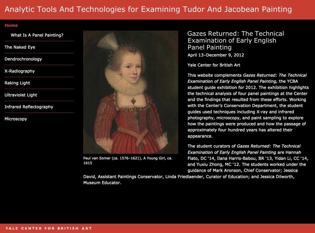 Analytics Tools and Technologies for Examining Tudor and Jacobean Painting